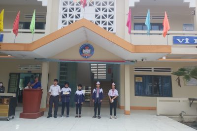 Đội tuyển võ Cổ truyền Trường THCS Phổ Cường đạt giải cấp thị xã