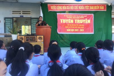 Tuyên truyền về tác hại của ma túy, rượu bia, thuốc lá và các chất kích thích khác năm học 2022-2023