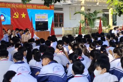 Hoạt động chào mừng kỉ niệm ngày giỗ tổ Hùng Vường và ngày lễ 30/04 -01/05 năm học 2022-2023