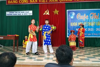 Nghệ thuật Bài chòi trường THCS Phổ Cường